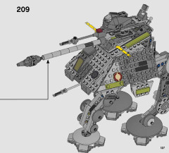 LEGO 75234 instructions page 127 – build guide