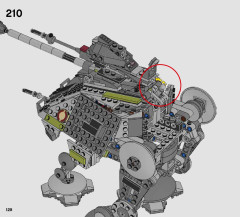 LEGO 75234 instructions page 128 – build guide