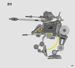 LEGO 75234 instructions page 129 – build guide