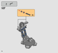LEGO 75234 instructions page 70 – build guide