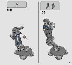 LEGO 75234 instructions page 71 – build guide