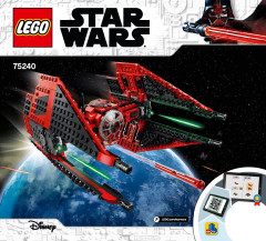 LEGO 75240 instructions page 1 – build guide
