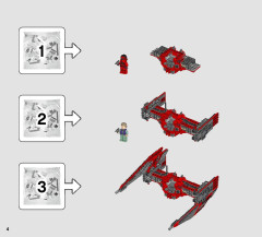 LEGO 75240 instructions page 4 – build guide