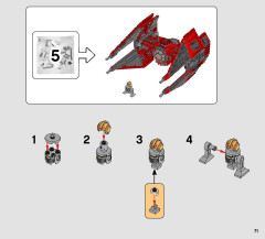 LEGO 75240 instructions page 71 – build guide