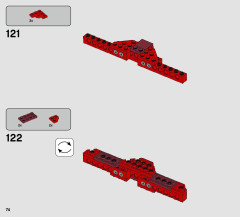 LEGO 75240 instructions page 74 – build guide