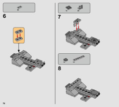 LEGO 75241 instructions page 74 – build guide