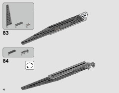 LEGO 75242 instructions page 42 – build guide