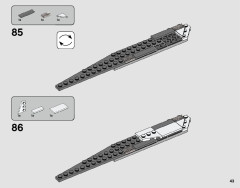 LEGO 75242 instructions page 43 – build guide