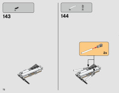 LEGO 75242 instructions page 72 – build guide