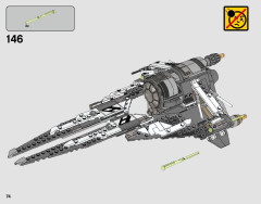 LEGO 75242 instructions page 74 – build guide