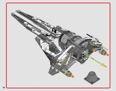 LEGO 75242 instructions page 76 – build guide