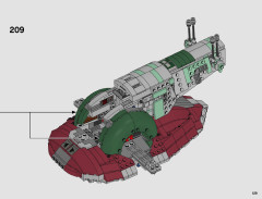LEGO 75243 instructions page 129 – build guide