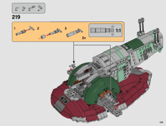 LEGO 75243 instructions page 133 – build guide