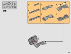 LEGO 75243 instructions page 145 – build guide