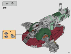 LEGO 75243 instructions page 147 – build guide