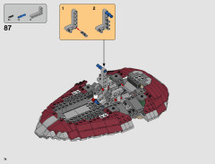 LEGO 75243 instructions page 74 – build guide