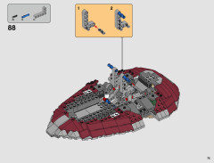 LEGO 75243 instructions page 75 – build guide