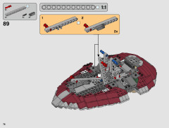 LEGO 75243 instructions page 76 – build guide