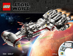 LEGO 75244 instructions page 1 – build guide