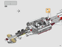 LEGO 75244 instructions page 123 – build guide