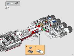 LEGO 75244 instructions page 141 – build guide