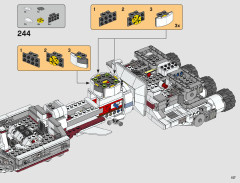 LEGO 75244 instructions page 157 – build guide
