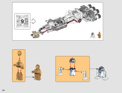 LEGO 75244 instructions page 164 – build guide