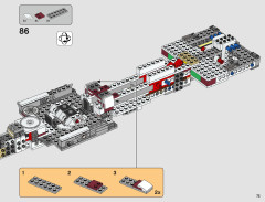LEGO 75244 instructions page 75 – build guide