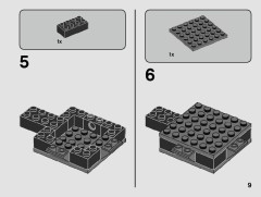 LEGO 75246 instructions page 9 – build guide