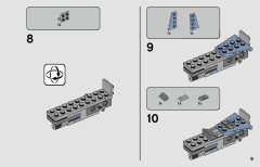 LEGO 75250 instructions page 9 – build guide