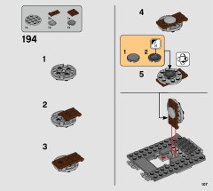 LEGO 75254 instructions page 107 – build guide