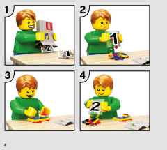 LEGO 75254 instructions page 2 – build guide