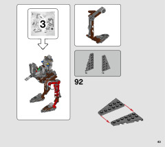 LEGO 75254 instructions page 43 – build guide