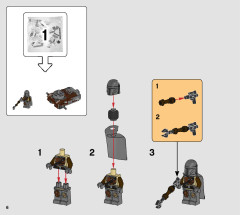 LEGO 75254 instructions page 6 – build guide