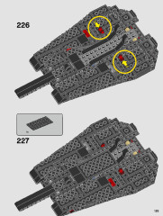 LEGO 75256 instructions page 125 – build guide