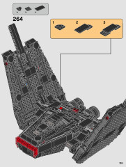 LEGO 75256 instructions page 155 – build guide