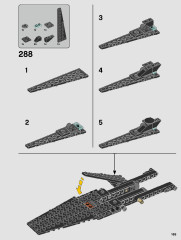 LEGO 75256 instructions page 165 – build guide