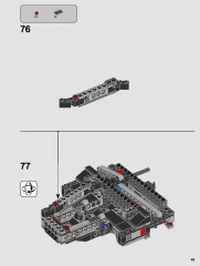 LEGO 75256 instructions page 45 – build guide