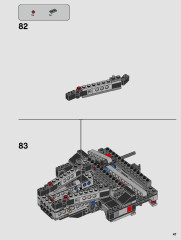 LEGO 75256 instructions page 47 – build guide
