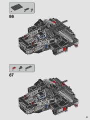 LEGO 75256 instructions page 49 – build guide