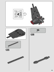 LEGO 75256 instructions page 69 – build guide