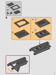 LEGO 75256 instructions page 9 – build guide