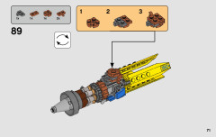 LEGO 75258 instructions page 71 – build guide