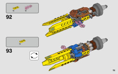 LEGO 75258 instructions page 73 – build guide