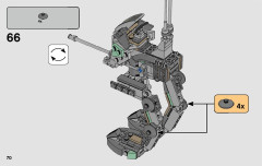LEGO 75261 instructions page 70 – build guide