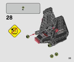 LEGO 75264 instructions page 33 – build guide