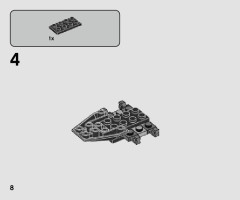 LEGO 75264 instructions page 8 – build guide