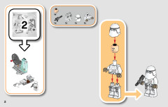 LEGO 75268 instructions page 2 – build guide
