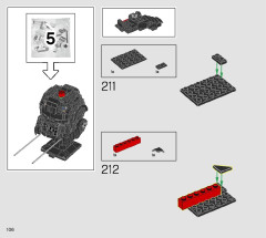 LEGO 75274 instructions page 106 – build guide