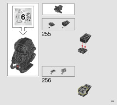 LEGO 75274 instructions page 129 – build guide